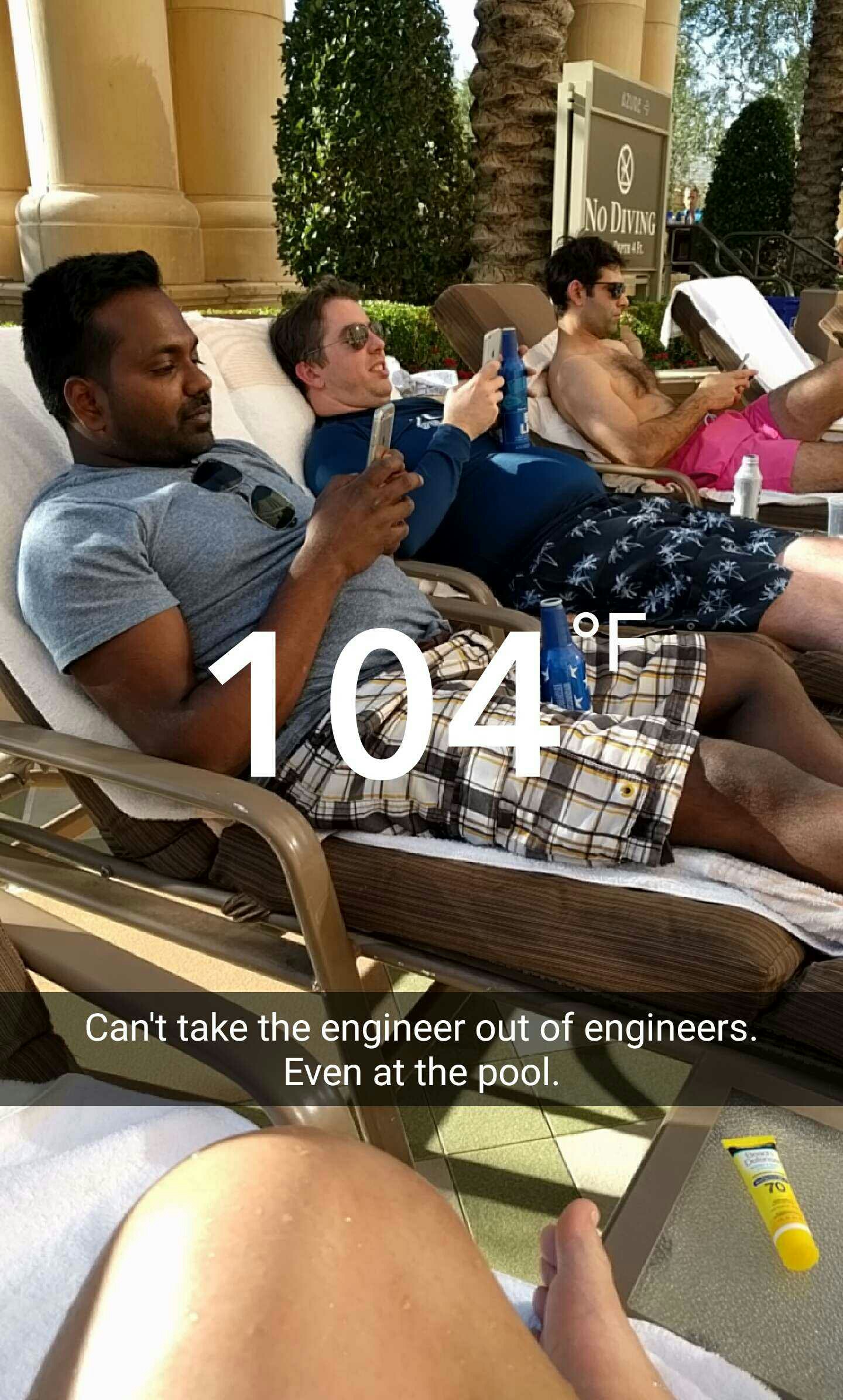 At the Venetian pool