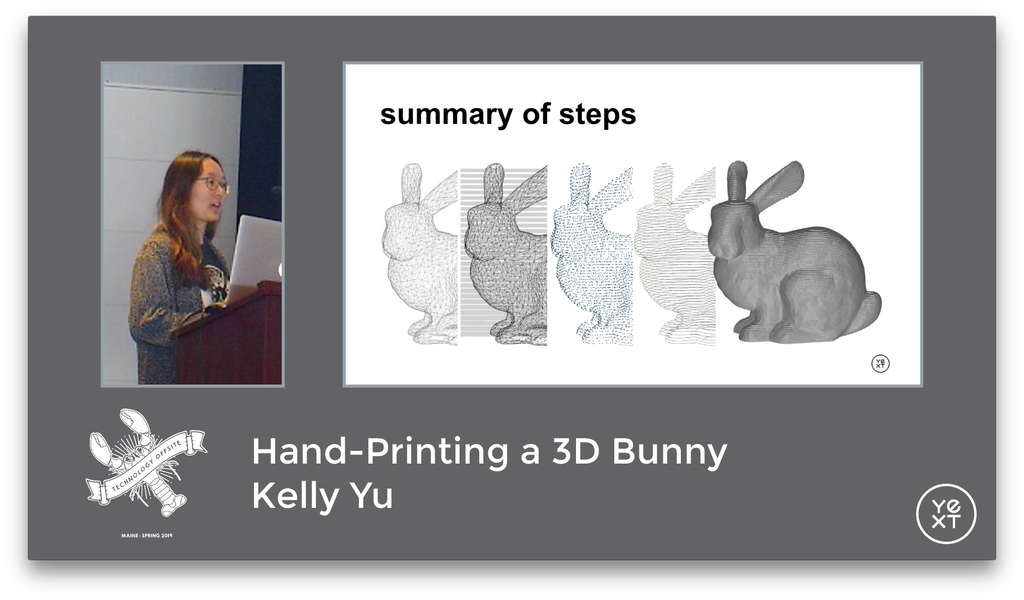 Hand-Printing a 3D Bunny