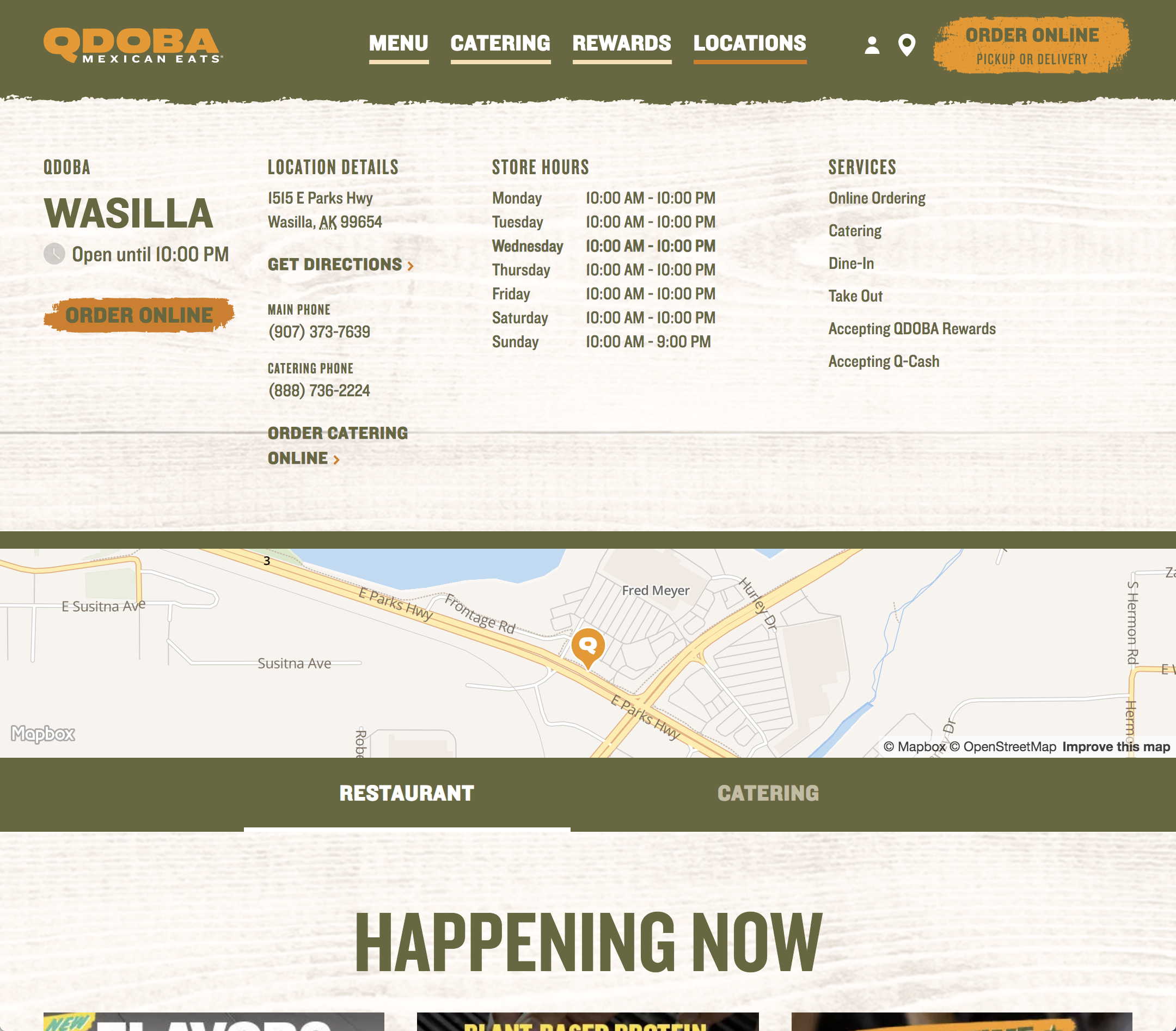 QDOBA Location Page