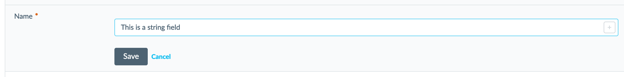 String Field